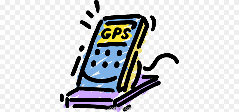 Gps Global Positioning Satellites Royalty Vector Clip Art, Electronics, Phone, Baby, Person Free Transparent Png