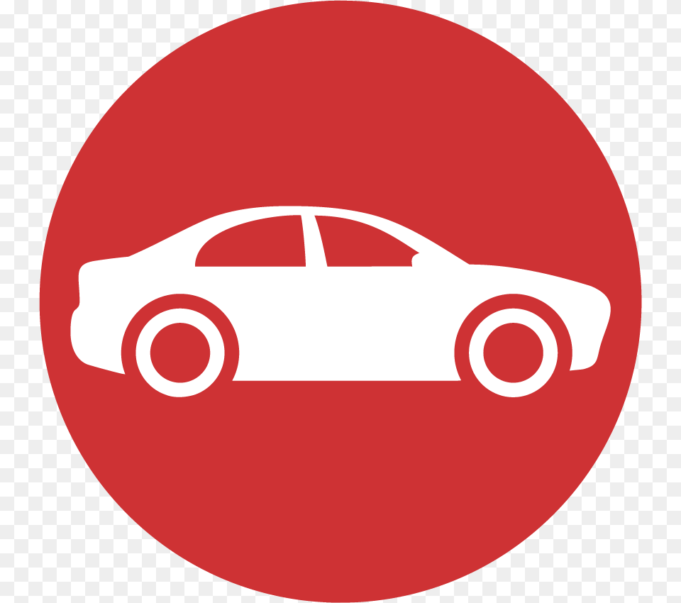 Gps Icon Android Car Icon Red, Logo, Disk, Sedan, Transportation Png Image