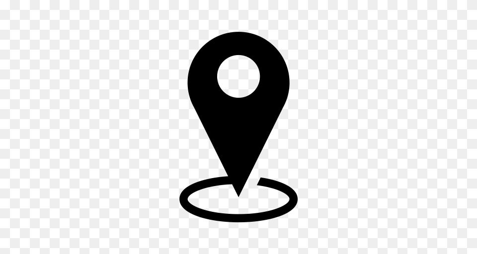Gps Location Mobile Icon With And Vector Format For, Gray Free Png Download