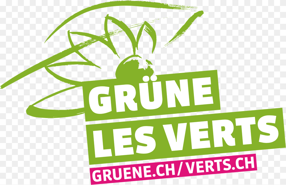 Gps Logo Defr Green Green Party Of Switzerland, Advertisement, Poster, Herbal, Herbs Free Png Download