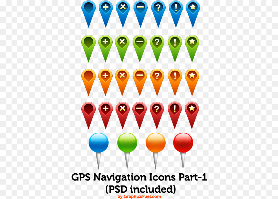 Gps Navigation Icons Part 1 Map Icons, Art, Graphics Free Png
