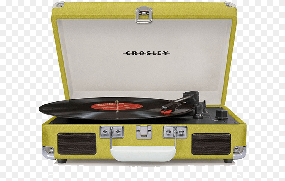 Gr Front Crosley Turntable Record Player Cruiser, Electronics, Machine, Wheel Free Png