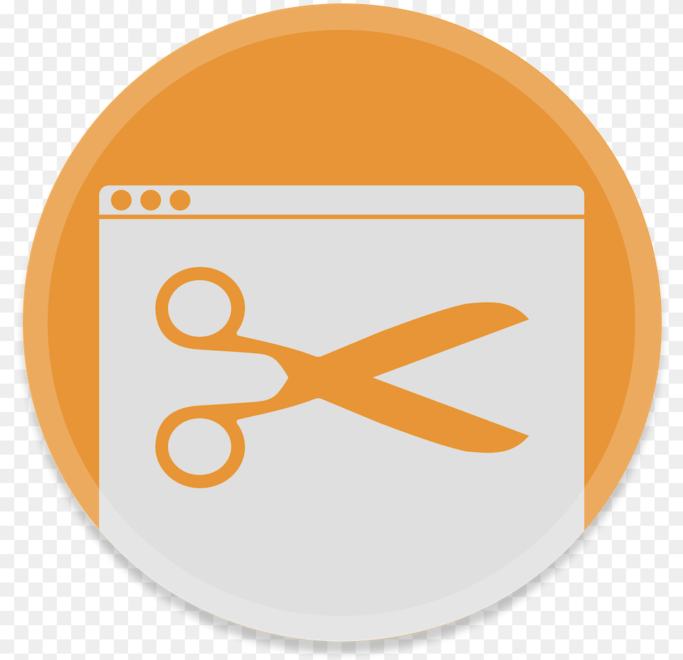 Grab Icon Circle, Scissors Free Transparent Png