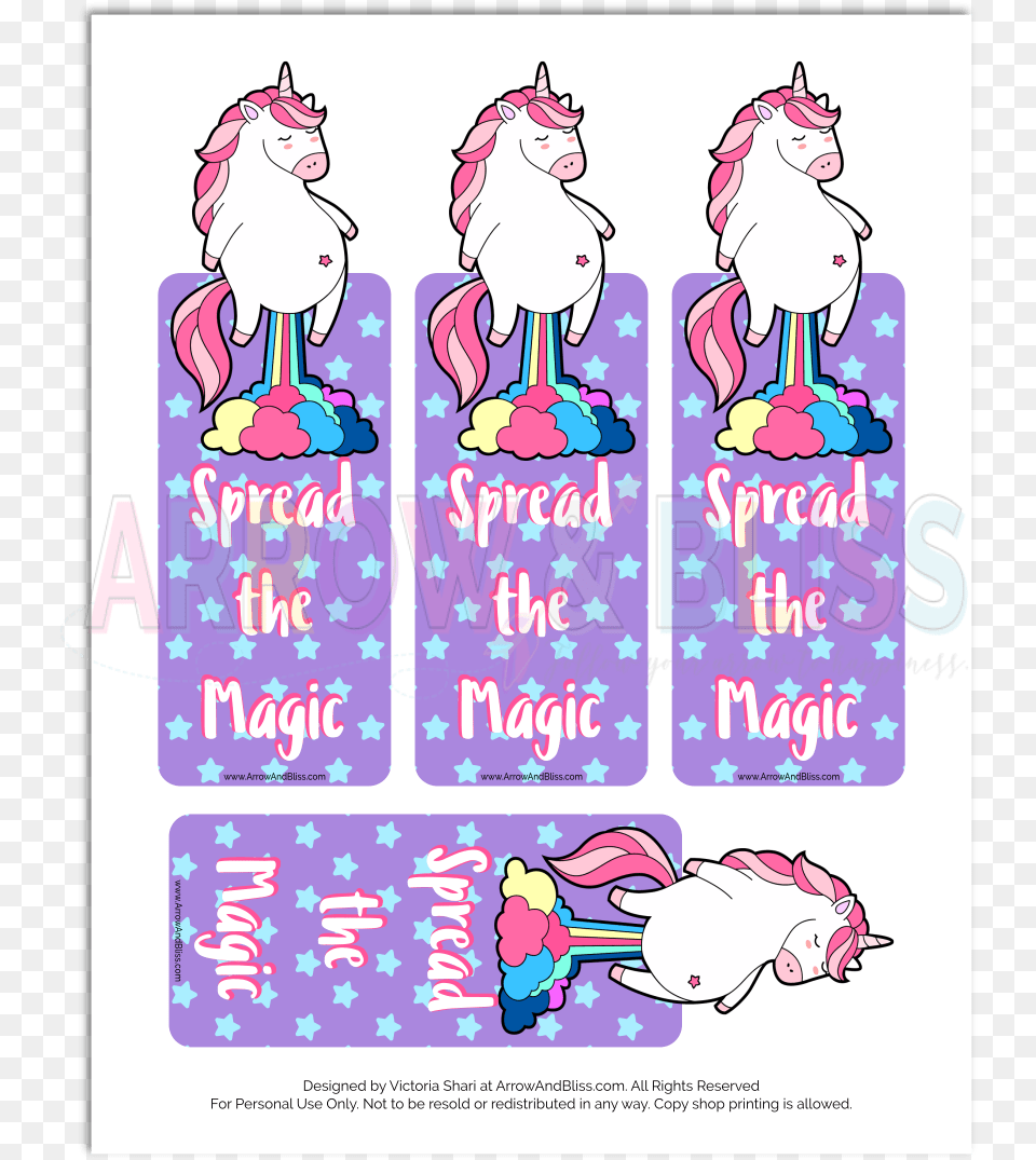 Grab This Chubby Unicorn Printable Bookmark Plus Unicorn, Advertisement, Publication, Poster, Book Free Transparent Png