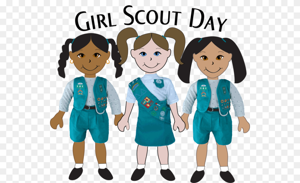 Grab This Clip Art For Girl Scout Day Ideas To Do, Clothing, Shorts, Baby, Person Free Png