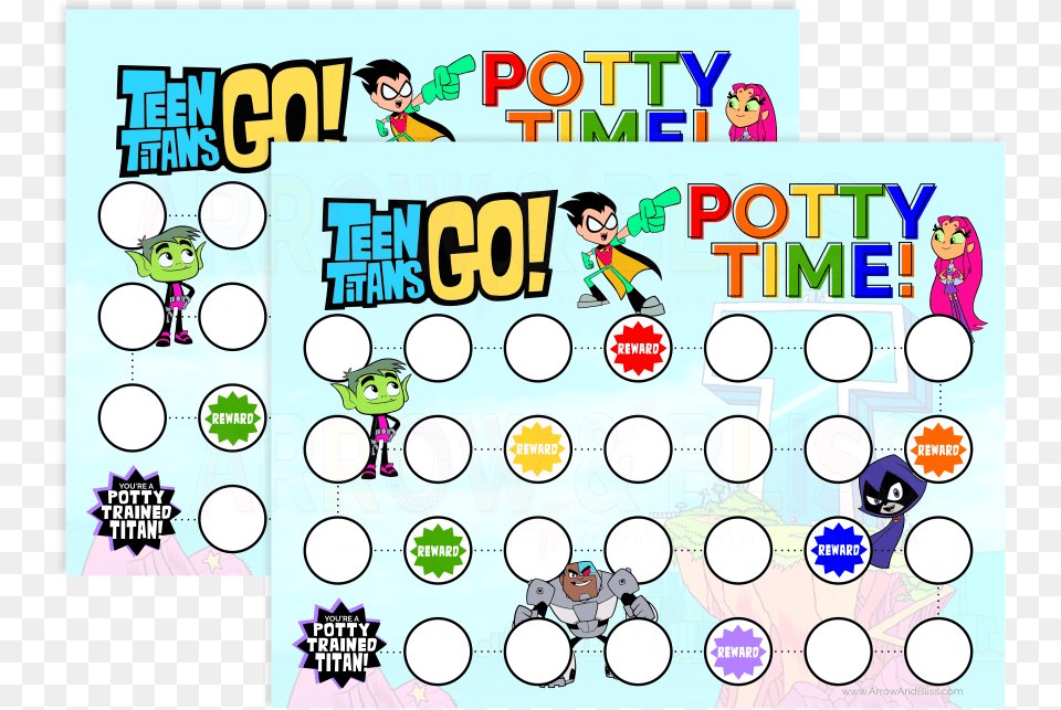 Grab This Teen Titans Go Potty Time Printable Teen Titans Go Tooth Fairy Freak Out, Book, Comics, Publication, Baby Free Png