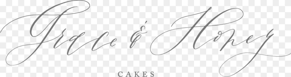 Grace And Honey Cakes, Handwriting, Text Free Png Download