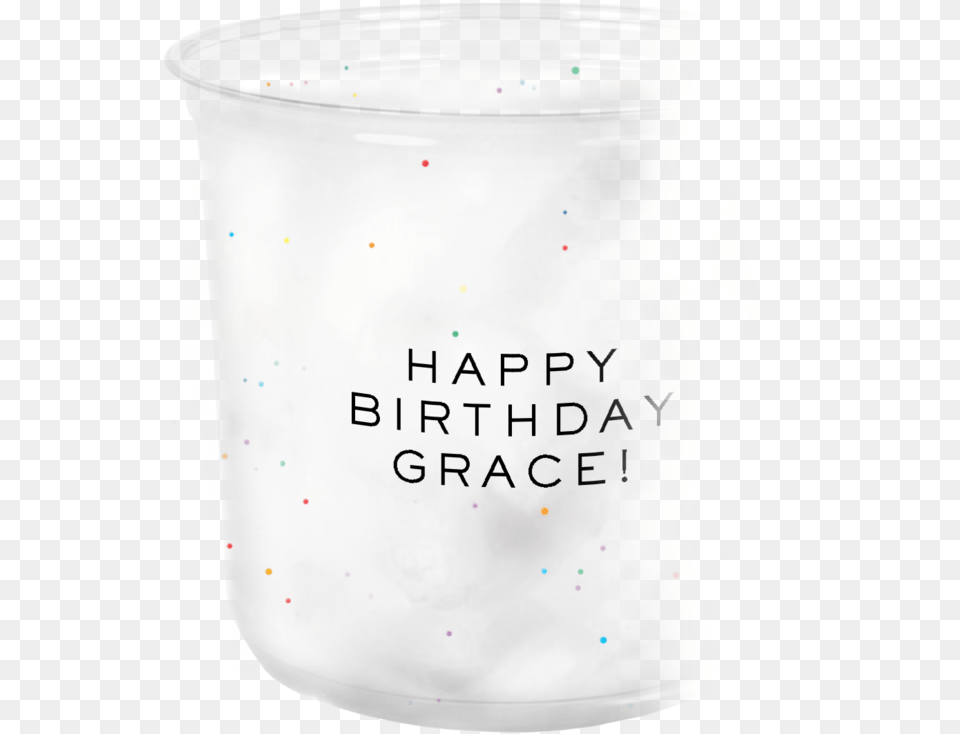Grace Birthday Tub Cup, Jar Free Png