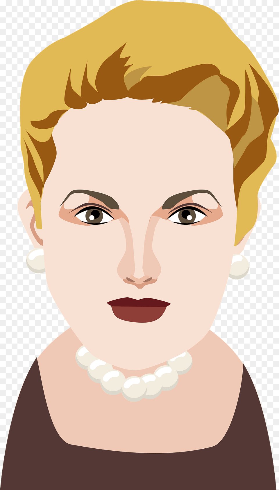 Grace Kelly Clipart, Accessories, Photography, Person, Necklace Png