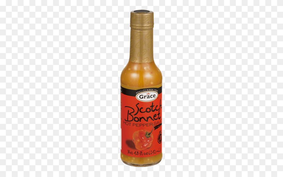 Grace Scotch Bonnet Hot Pepper Sauce Reviews, Food, Ketchup Free Png Download