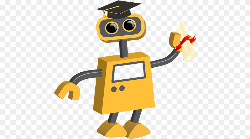 Grad Bot Robot Clipart Transparent Background, Bulldozer, Machine Free Png Download