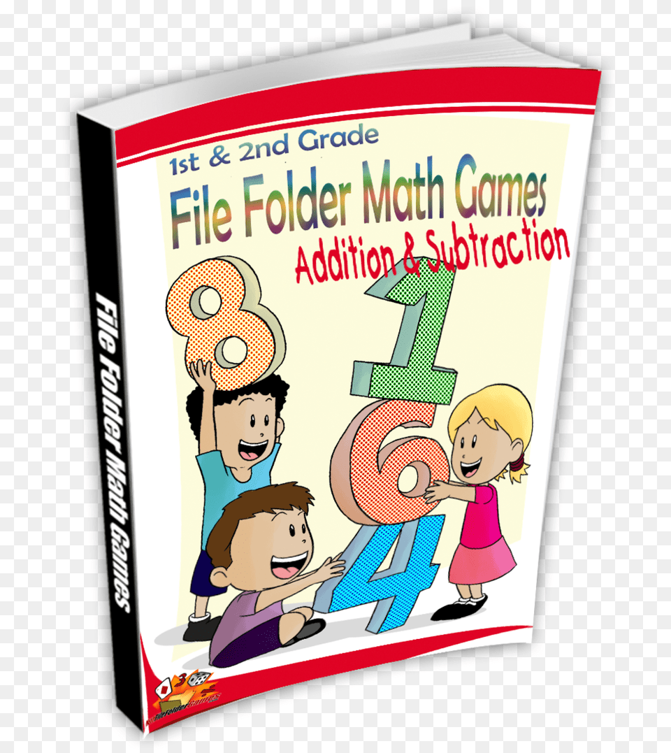 Grade Folder Math Games, Publication, Book, Baby, Person Png Image