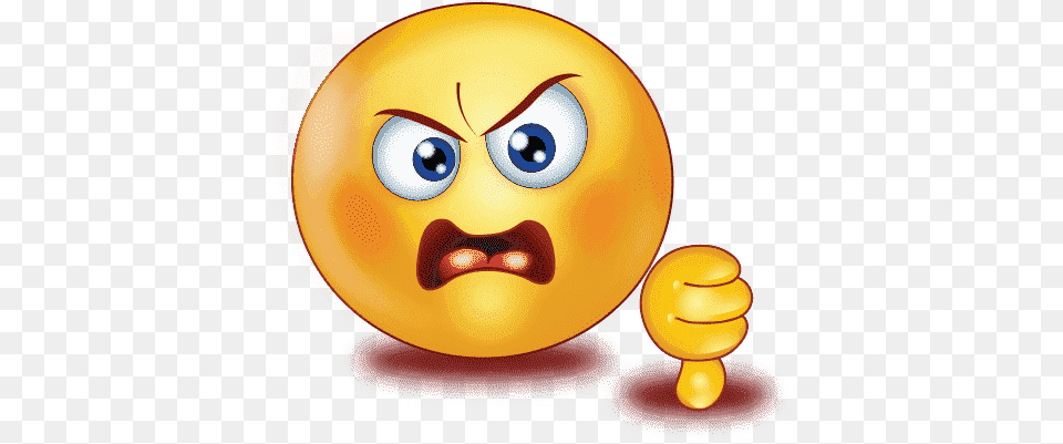 Gradient Angry Emoji Angry Emoji, Sphere, Toy Png Image