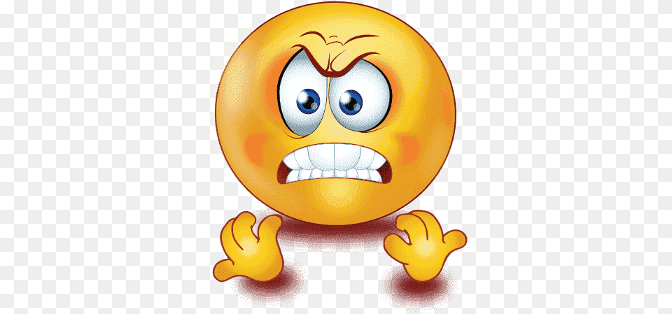 Gradient Angry Emoji Background Mart Emoticon Rage Free Transparent Png