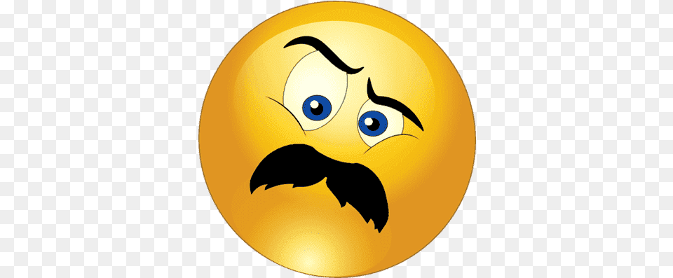 Gradient Angry Emoji Transparent Mart Smiley Emoji With Mustache, Logo Free Png Download