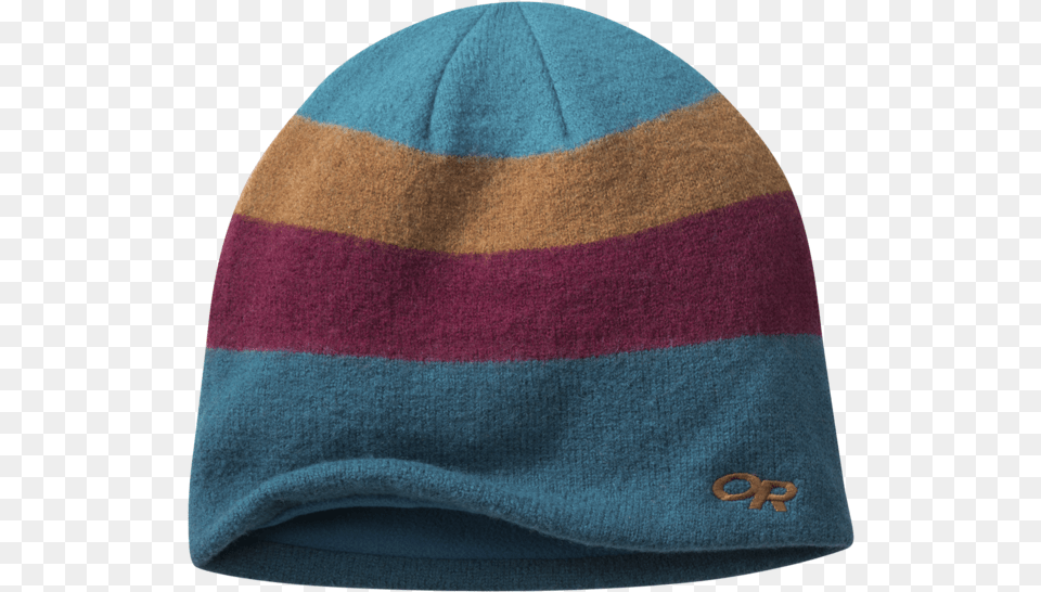 Gradient Beanie Knit Cap, Clothing, Fleece, Hat, Baby Free Png