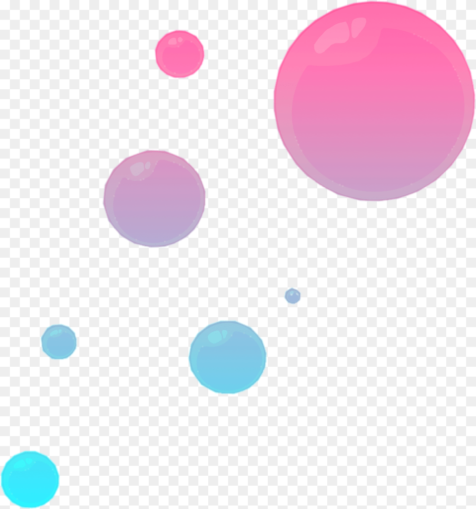 Gradient Blue Pink Purple Bubble Soap Soapbubbles Pinkb Blue Pink And Purple Bubbles, Sphere, Lighting, Balloon Png Image