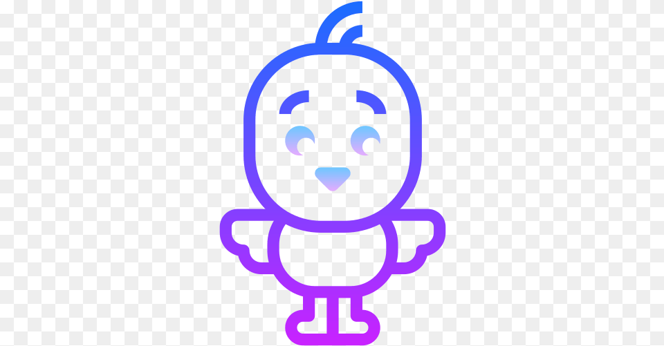 Gradient Line Icon Cartoon, Baby, Person Free Png Download