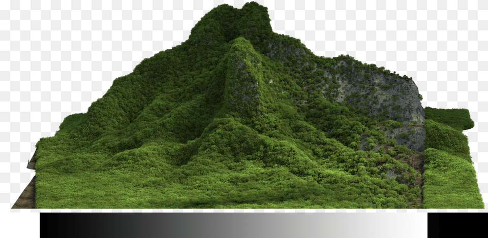 Gradient Used As Decimate Texture On A Point Cloud Hill, Mountain Range, Peak, Outdoors, Nature Png Image