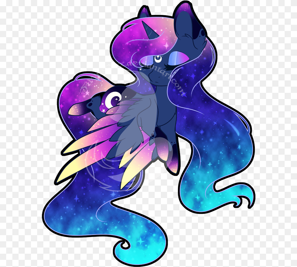 Gradient Wings Mare Pony Princess Luna Rainbow Princess Luna Rainbow Power Png