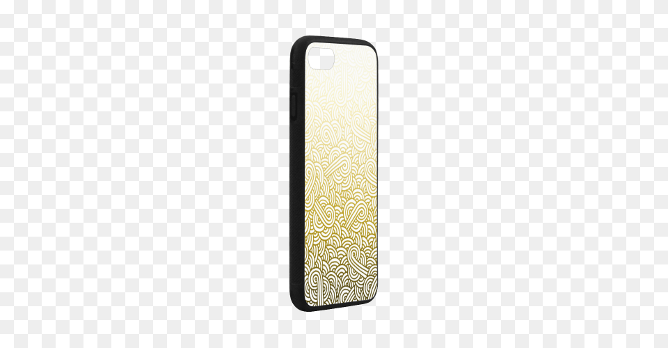 Gradient Yellow And White Swirls Doodles Rubber Case For Iphone, Electronics, Mobile Phone, Phone Free Png Download