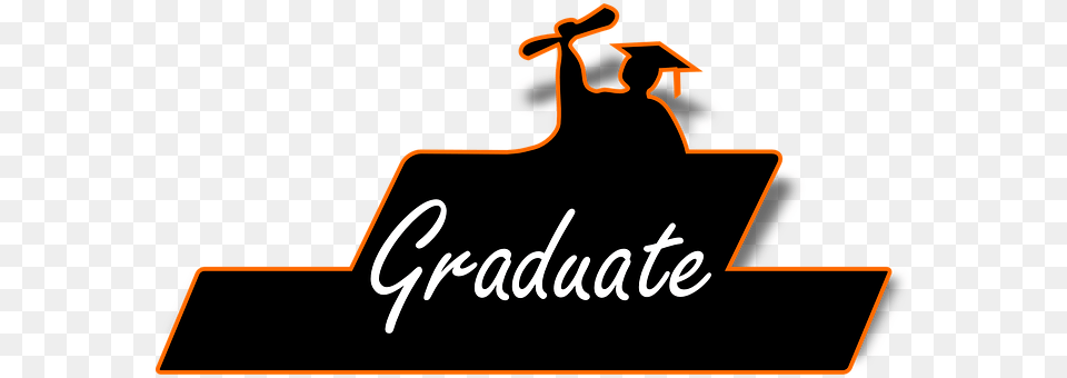 Graduate Logo, Text Free Png