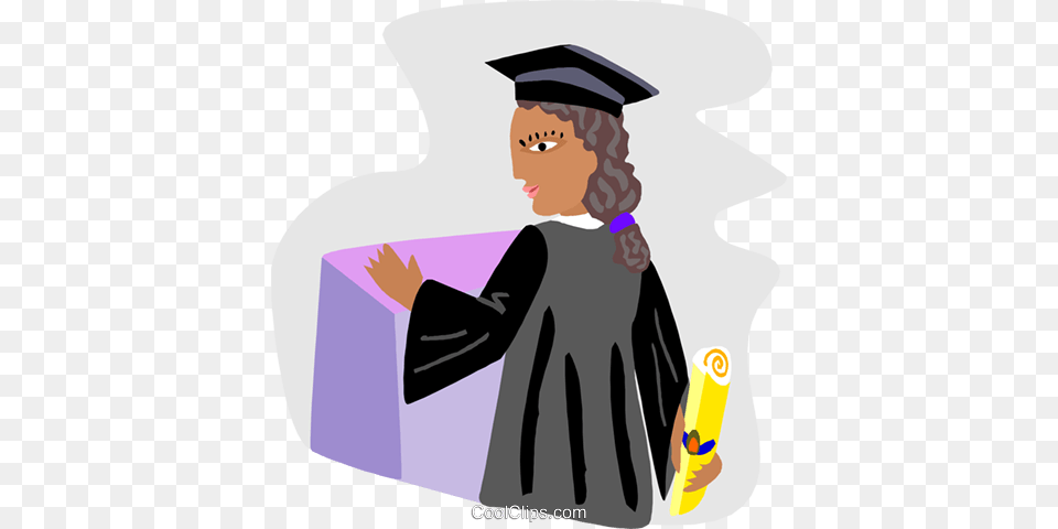 Graduate At The Podium Valedictorian Royalty Valedictorian Clipart, Graduation, People, Person, Adult Free Png