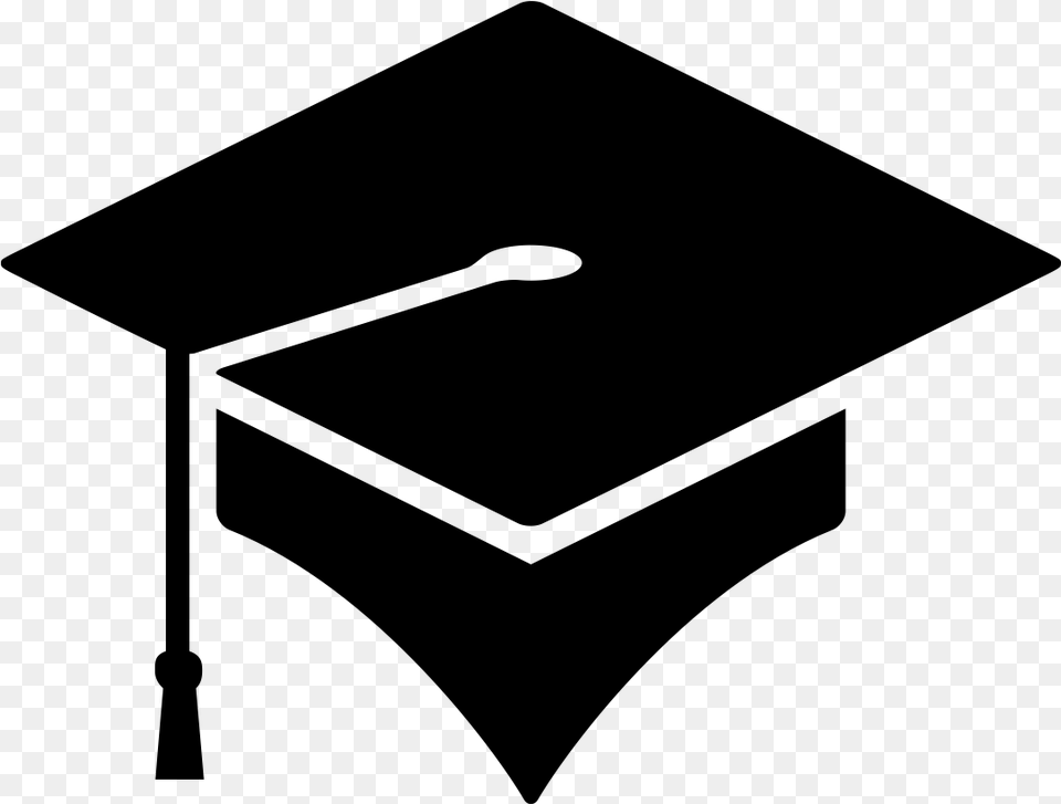 Graduate Cap, Gray Free Transparent Png