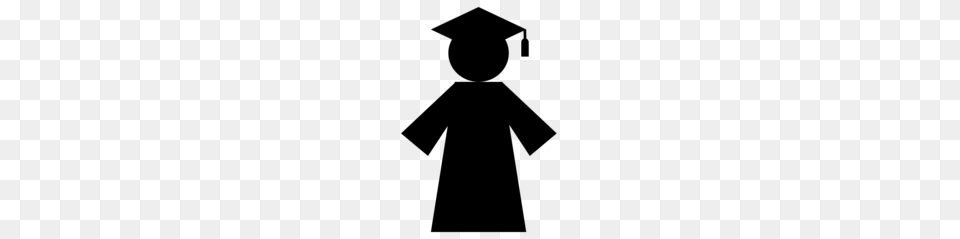 Graduate Clip Art, Gray Free Transparent Png