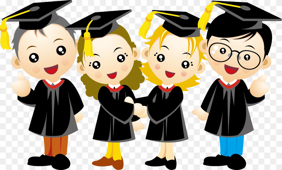 Graduate Clipart Rights Child Imagenes De Graduacion Animadas, Graduation, People, Person, Baby Free Png Download
