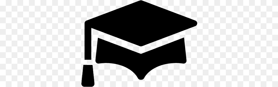 Graduate Hat Vector Logo Graduate, Gray Png