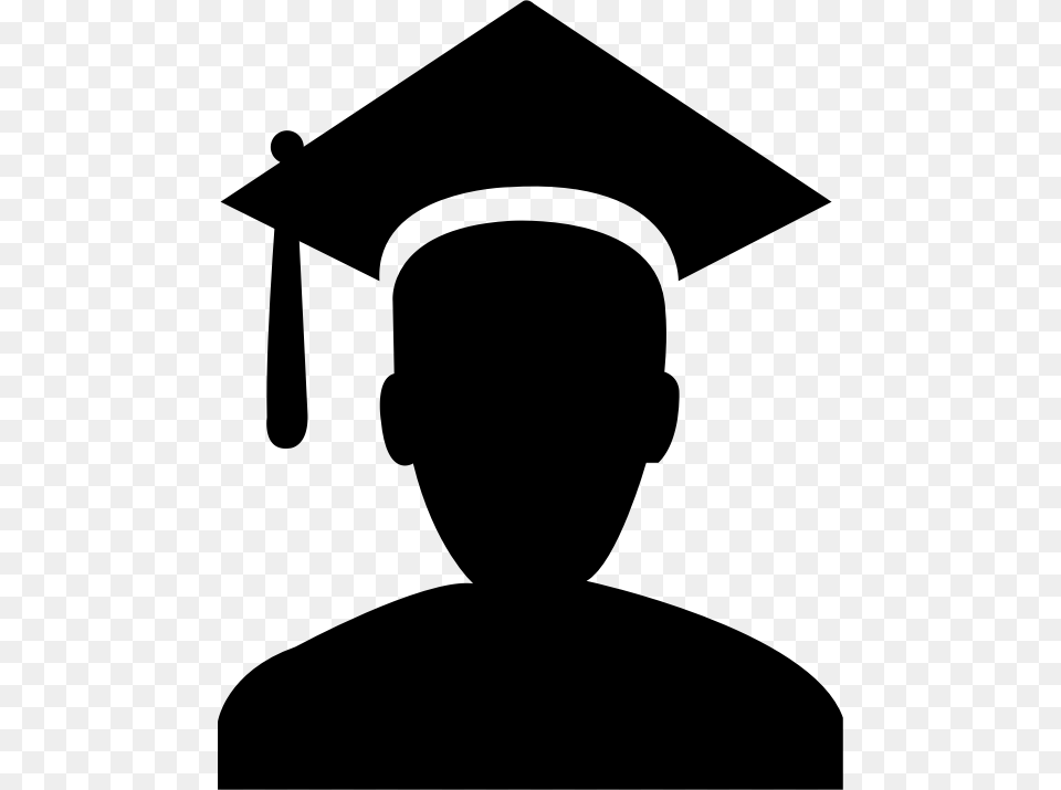 Graduate Icon For Graduate, Gray Png Image