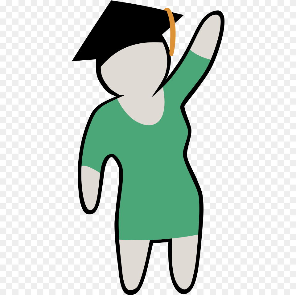 Graduate Person Clip Arts, Clothing, Hat, Animal, Fish Free Png Download