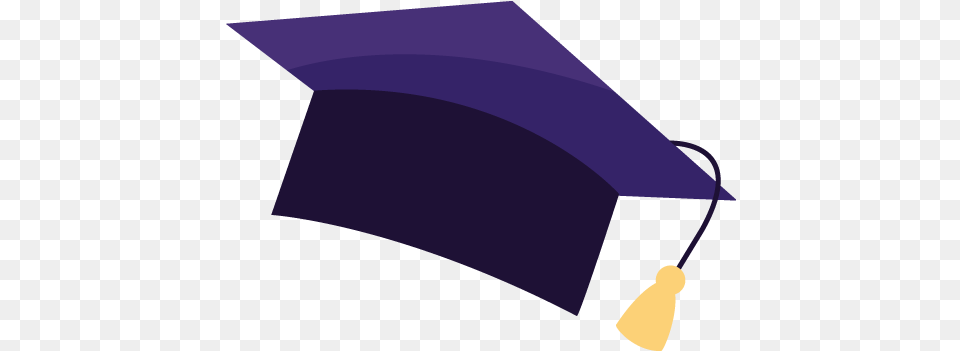 Graduating Girl Scouts Of Orange County Purple Graduation Cap, People, Person, Text Free Png Download