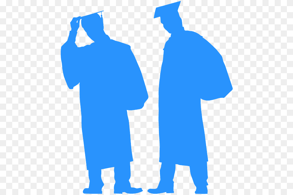 Graduation 2019 Silhouette, Clothing, Coat, Adult, Male Free Png Download