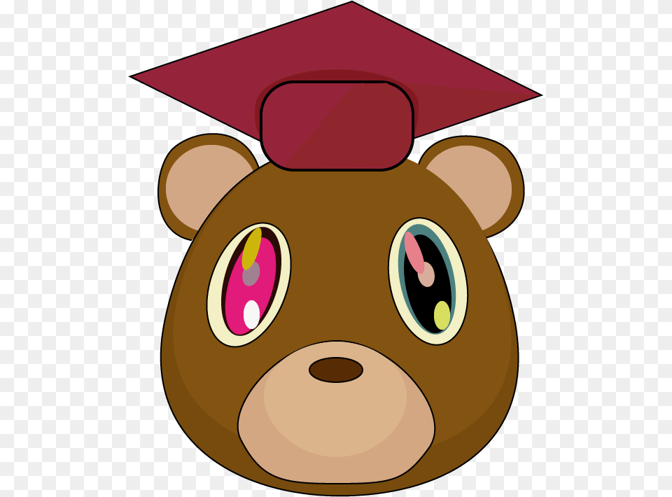 Graduation Bear Kanye West Download Graduation, People, Person, Ammunition, Grenade Free Transparent Png