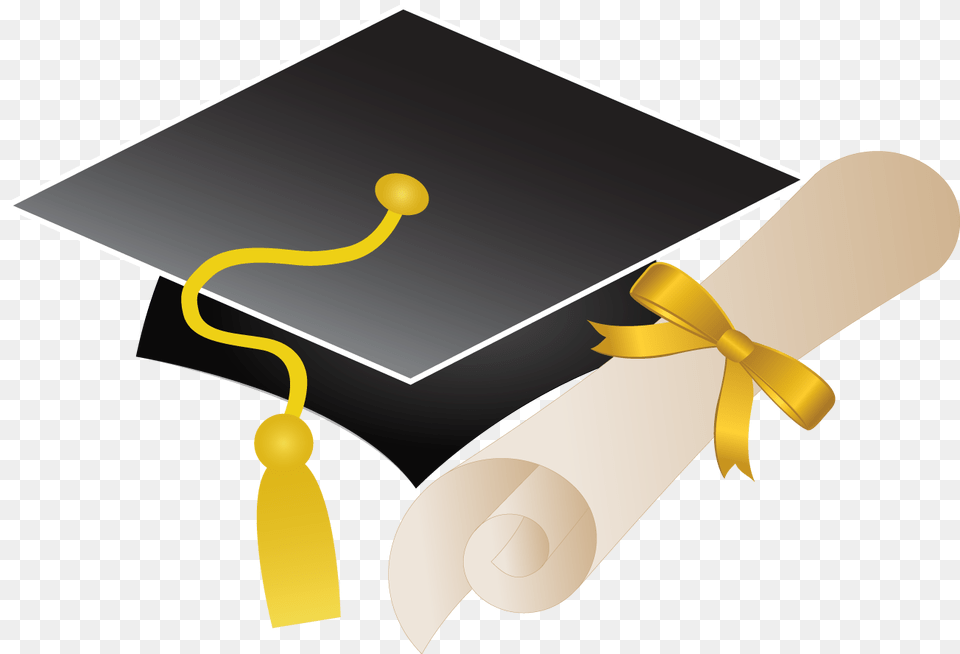 Graduation Cap And Diploma, People, Person Png Image