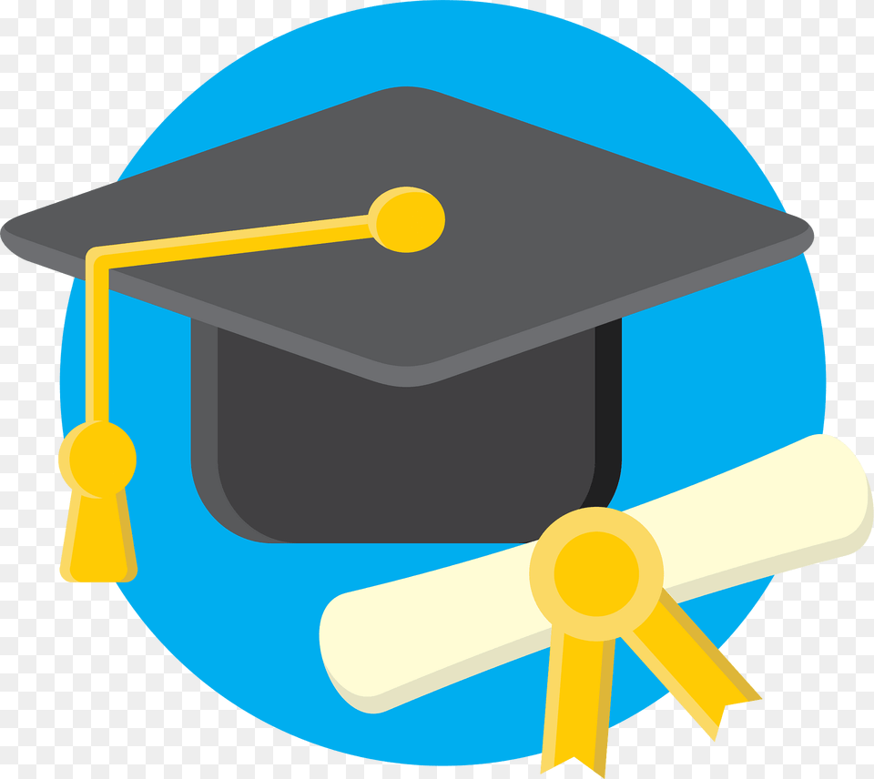Graduation Cap And Scroll Clipart, People, Person, Text Free Png Download
