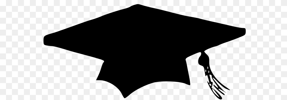 Graduation Cap Clipart, Gray Free Png