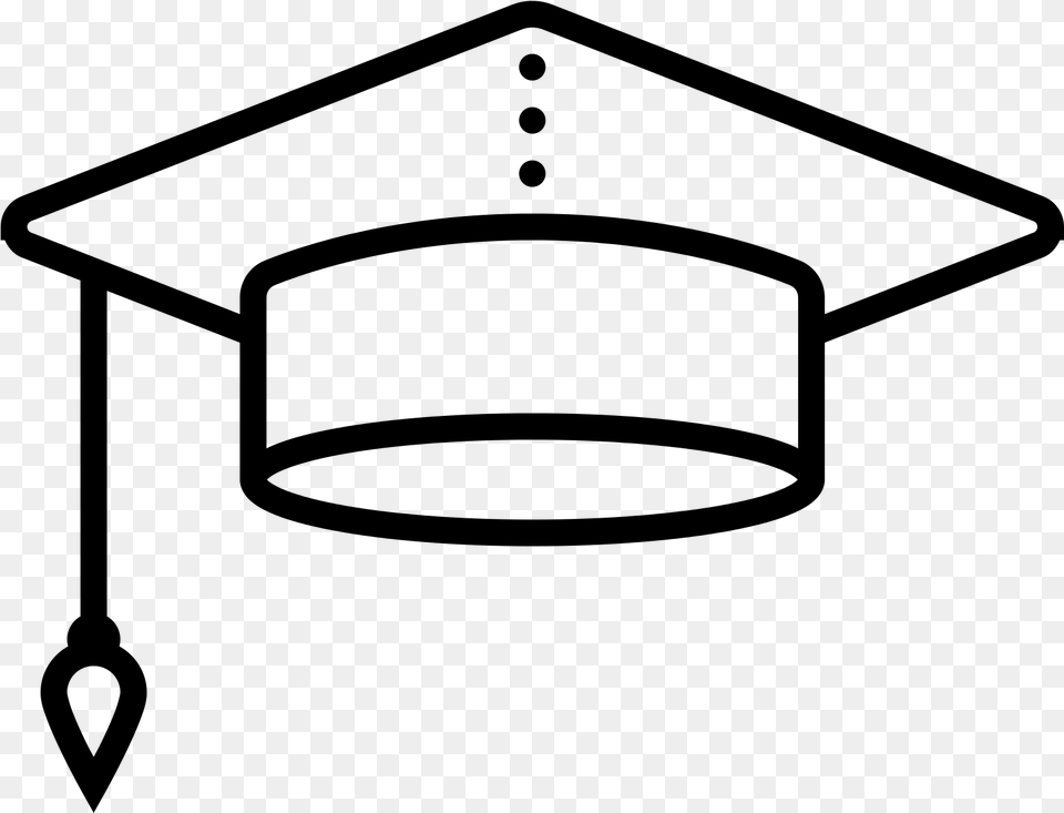 Graduation Cap Download Graduate Cap Icon, Gray Png