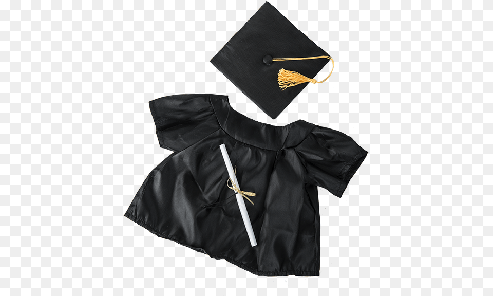 Graduation Cap Gown And Tassel Teddy Mountain Graduation Gown Fits Most 14 18 Stuffed, People, Person, Blouse, Clothing Free Transparent Png