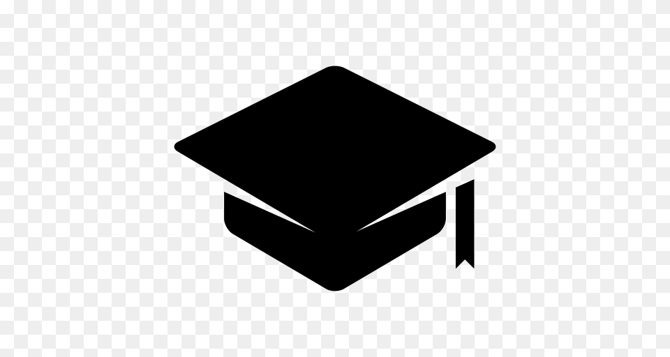 Graduation Cap Graduation Hat Icon With And Vector Format, Gray Free Png