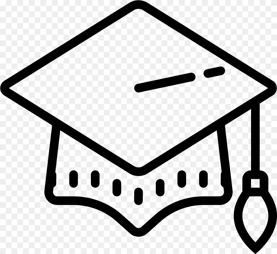 Graduation Cap Icon Diploma Clipart, Gray Free Transparent Png