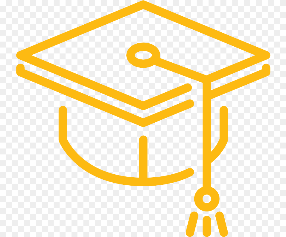 Graduation Cap Icon Square Academic Cap, People, Person Free Png Download