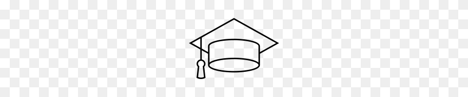 Graduation Cap Icons Noun Project, Gray Free Transparent Png