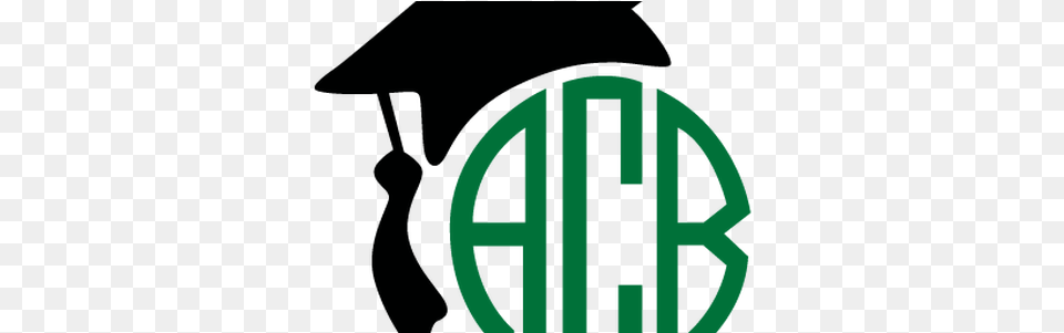 Graduation Cap Logo Clip Art Graduation Cap Monogram, Green, Light Png