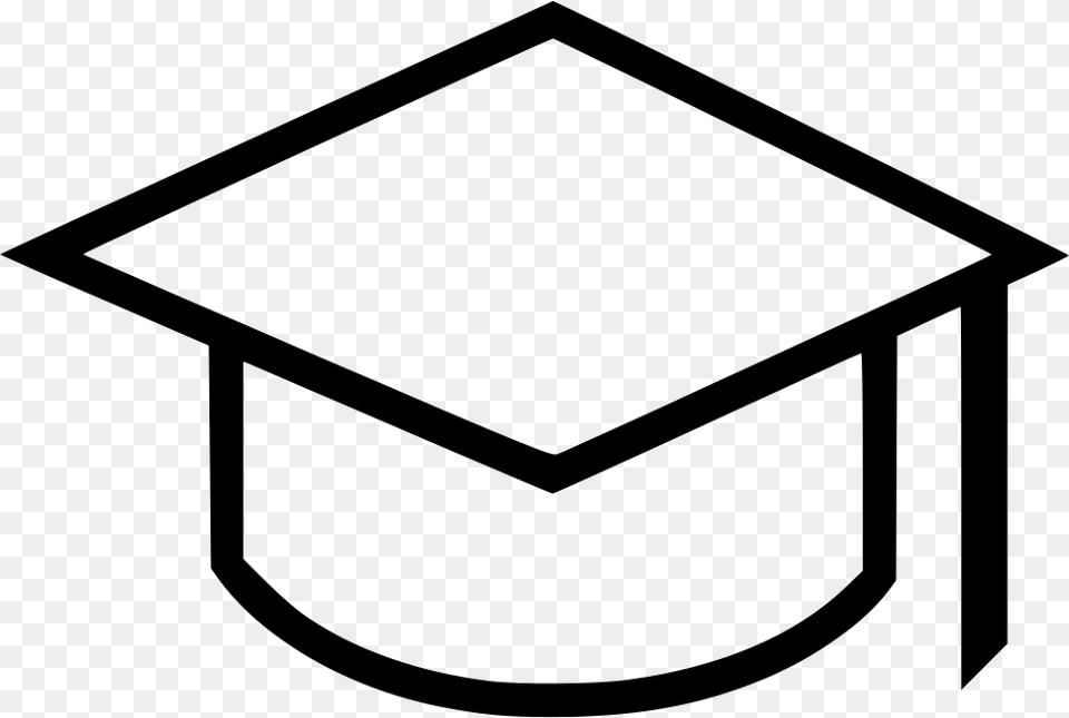 Graduation Cap Student Graduation Symbols Transparent, People, Person, Stencil Free Png Download