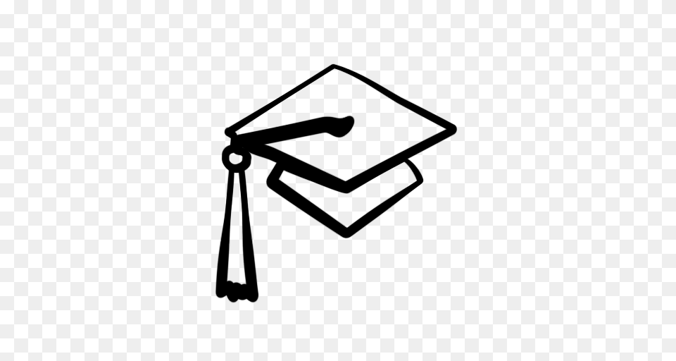 Graduation Caps, Stencil, Firearm, Gun, Rifle Free Transparent Png