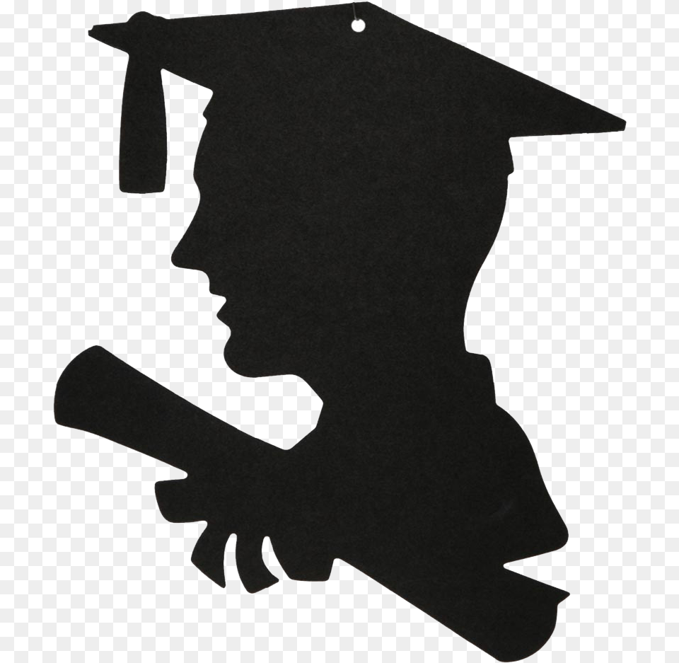 Graduation Ceremony Graduate University Clip Art Vector Boy Graduate Silhouette, People, Person Free Png Download