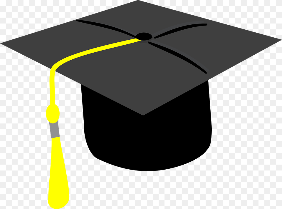 Graduation Clip Art Dromgae Top Orange And Black Graduation Cap, People, Person Png